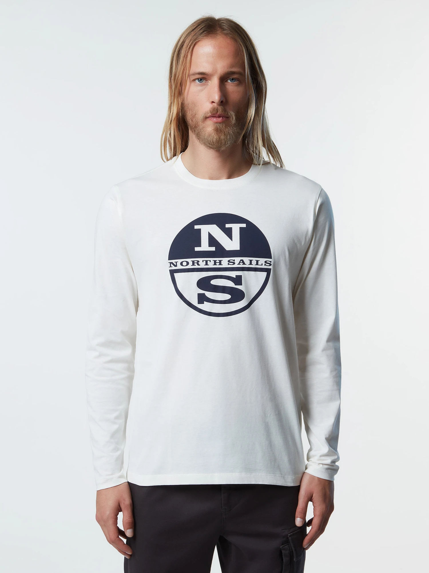Long-sleeved T-shirt With Logo Print 3 Long-sleeved T-shirt With Logo Print