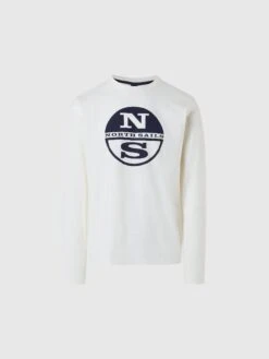 Long-sleeved T-shirt With Logo Print 24 Long-sleeved T-shirt With Logo Print -North Sails Apparel hi res 692904 0105 psfront1