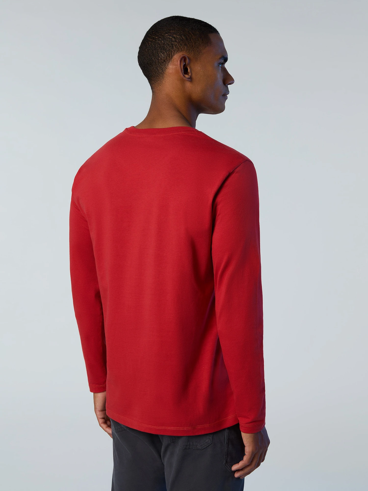 Long-sleeved T-shirt With Logo Print 12 Long-sleeved T-shirt With Logo Print - Image 10