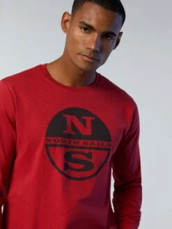 Long-sleeved T-shirt With Logo Print 29 Long-sleeved T-shirt With Logo Print -North Sails Apparel hi res 692904 0237 msfront2