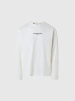 Long-sleeved T-shirt With Chest Print -North Sails Apparel hi res 692906 0105 psfront1