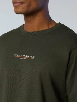 Long-sleeved T-shirt With Chest Print -North Sails Apparel hi res 692906 0437 det2