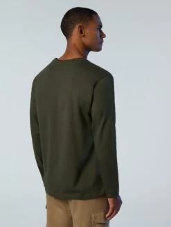 Long-sleeved T-shirt With Chest Print -North Sails Apparel hi res 692906 0437 msback1