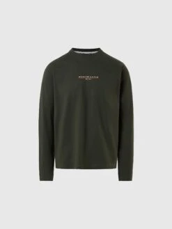 Long-sleeved T-shirt With Chest Print -North Sails Apparel hi res 692906 0437 psfront1