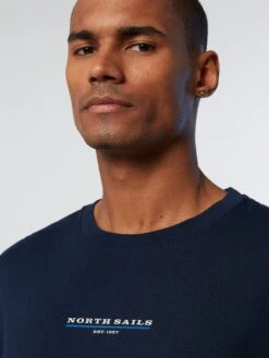 Long-sleeved T-shirt With Chest Print -North Sails Apparel hi res 692906 0802 det2
