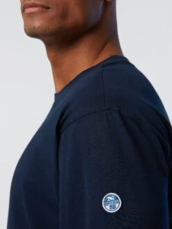 Long-sleeved T-shirt With Chest Print -North Sails Apparel hi res 692906 0802 det3