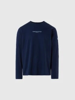 Long-sleeved T-shirt With Chest Print -North Sails Apparel hi res 692906 0802 psfront1