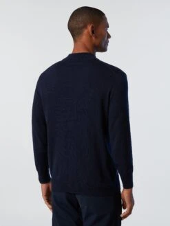 Mock-neck Sweater With Logo -North Sails Apparel hi res 699857 0802 msback1