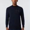 Mock-neck Sweater With Logo 1 Mock-neck Sweater With Logo -North Sails Apparel hi res 699857 0802 msfront1