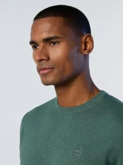 Crew-neck Sweater With Logo 36 Crew-neck Sweater With Logo -North Sails Apparel hi res 699858 0416 det2