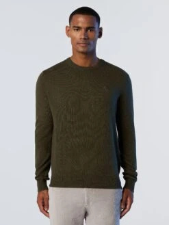 Crew-neck Sweater With Logo 37 Crew-neck Sweater With Logo -North Sails Apparel hi res 699858 0437 msfront1