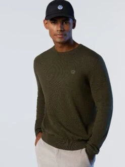 Crew-neck Sweater With Logo 38 Crew-neck Sweater With Logo -North Sails Apparel hi res 699858 0437 msfront2