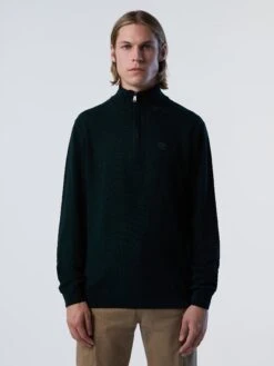 Eco Cashmere Half-zipper Sweater 21 Eco Cashmere Half-zipper Sweater -North Sails Apparel hi res 699861 0413 msfront1