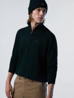 Eco Cashmere Half-zipper Sweater 22 Eco Cashmere Half-zipper Sweater -North Sails Apparel hi res 699861 0413 msfront2