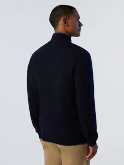 Eco Cashmere Half-zipper Sweater 29 Eco Cashmere Half-zipper Sweater -North Sails Apparel hi res 699861 0802 msback1