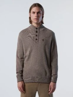 Half-button Cashmere Sweater