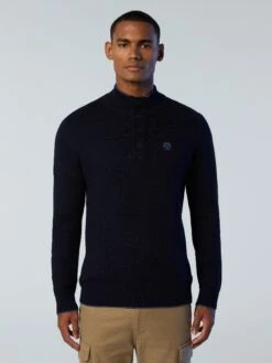 Half-button Cashmere Sweater -North Sails Apparel hi res 699863 0802 msfront1