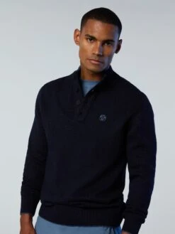 Half-button Cashmere Sweater -North Sails Apparel hi res 699863 0802 msfront2