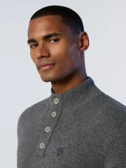 Half-button Cashmere Sweater -North Sails Apparel hi res 699863 0928 det2