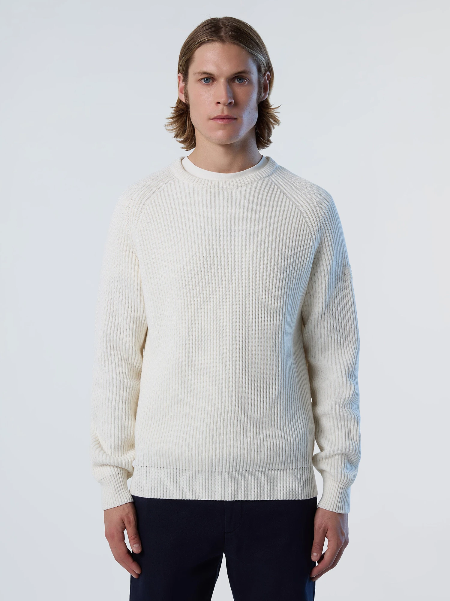 Ribbed Crew-neck Sweater 3 Ribbed Crew-neck Sweater