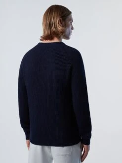 Ribbed Crew-neck Sweater 33 Ribbed Crew-neck Sweater -North Sails Apparel hi res 699867 0802 msback1