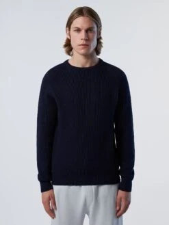 Ribbed Crew-neck Sweater 30 Ribbed Crew-neck Sweater -North Sails Apparel hi res 699867 0802 msfront1