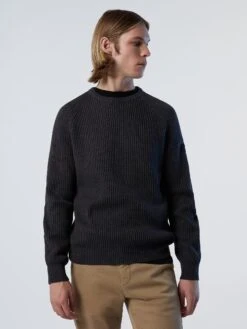 Ribbed Crew-neck Sweater 36 Ribbed Crew-neck Sweater -North Sails Apparel hi res 699867 0952 msfront2