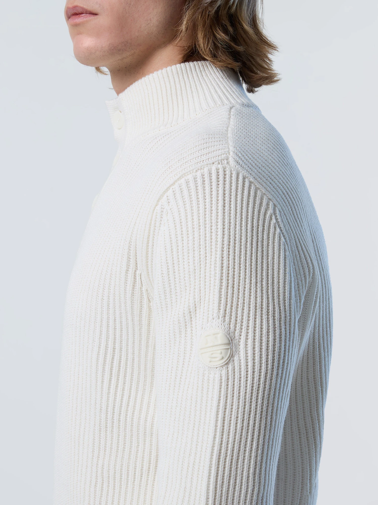 Ribbed Half-button Sweater 7 Ribbed Half-button Sweater - Image 5