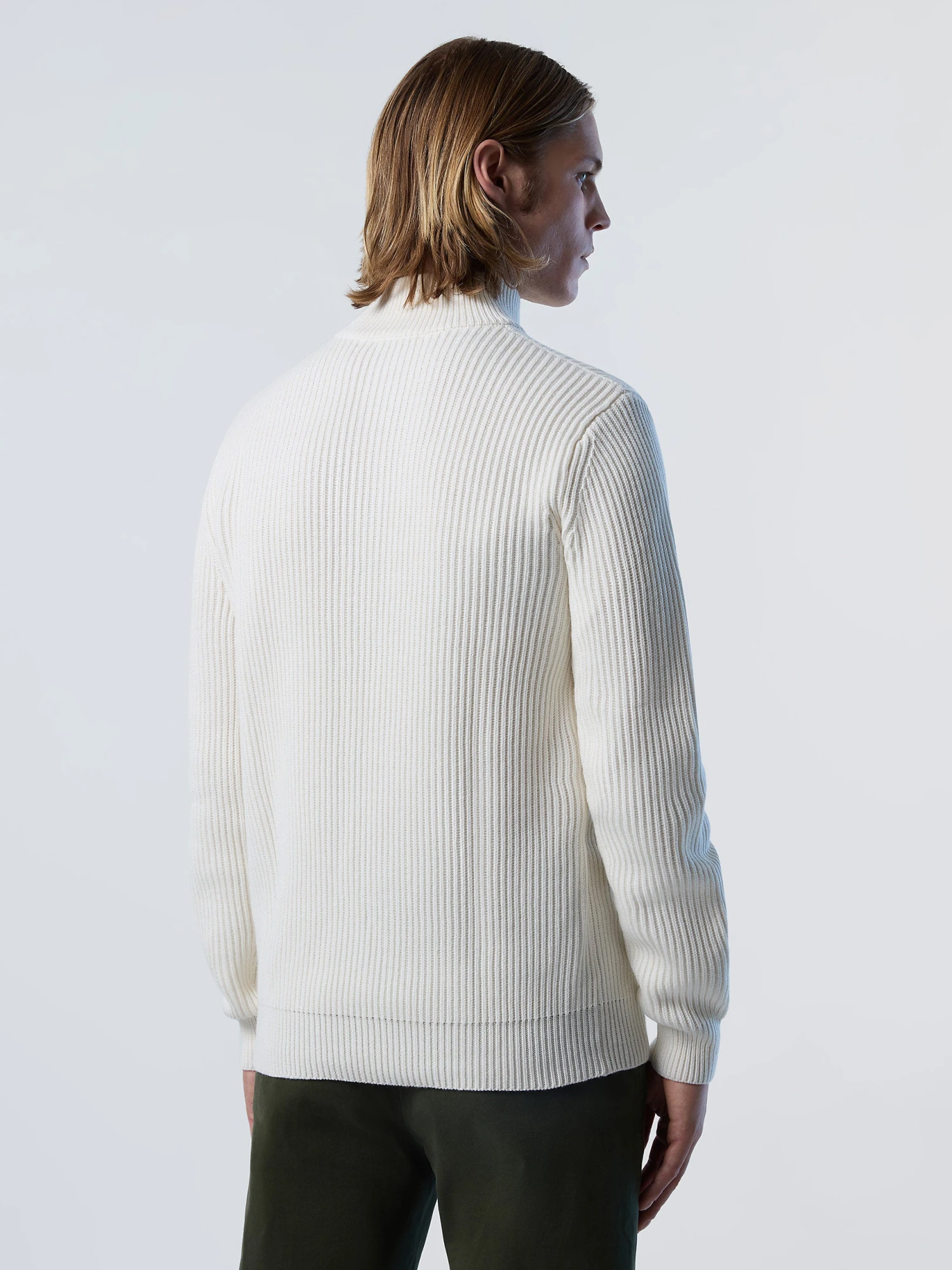 Ribbed Half-button Sweater 6 Ribbed Half-button Sweater - Image 4