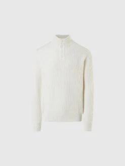 Ribbed Half-button Sweater 11 Ribbed Half-button Sweater -North Sails Apparel hi res 699870 0105 psfront1