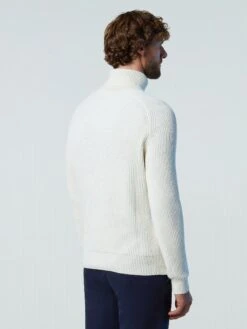 Ribbed Turtle-neck Sweater -North Sails Apparel hi res 699871 0105 msback1