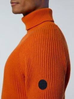 Ribbed Turtle-neck Sweater -North Sails Apparel hi res 699871 0326 det2