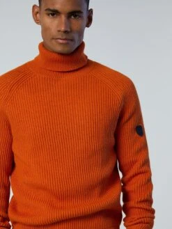 Ribbed Turtle-neck Sweater -North Sails Apparel hi res 699871 0326 msfront2