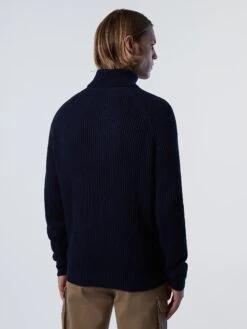 Ribbed Turtle-neck Sweater -North Sails Apparel hi res 699871 0802 msback1