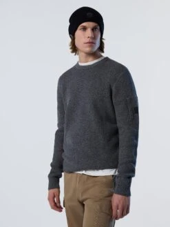 Contrast Rib Crewneck -North Sails Apparel hi res 699872 0935 msfront2