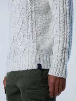 Cable-knit Sweater -North Sails Apparel hi res 699882 0105 det2