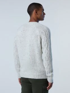 Cable-knit Sweater -North Sails Apparel hi res 699882 0105 msback1