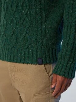 Cable-knit Sweater -North Sails Apparel hi res 699882 0416 det2