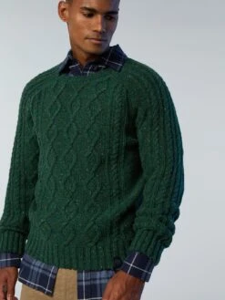 Cable-knit Sweater -North Sails Apparel hi res 699882 0416 msfront2