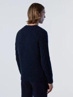 Cable-knit Sweater -North Sails Apparel hi res 699882 0802 msback1