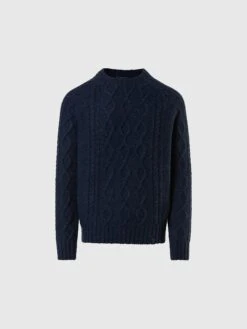 Cable-knit Sweater -North Sails Apparel hi res 699882 0802 psfront1