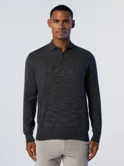 Hydrowool Polo Sweater -North Sails Apparel hi res 699893 0935 msfront1