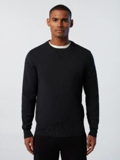 Bonded Sweatshirt With Zipper Pocket