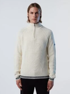 Half-zipper Wool Sweater