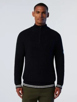 Half-zipper Wool Sweater 18 Half-zipper Wool Sweater -North Sails Apparel hi res 699898 0802 msfront1