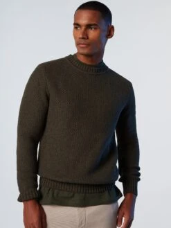 Honeycomb-knit Sweater -North Sails Apparel hi res 699900 0437 msfront2