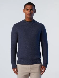 Honeycomb-knit Sweater -North Sails Apparel hi res 699900 0797 msfront1