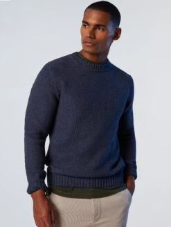 Honeycomb-knit Sweater -North Sails Apparel hi res 699900 0797 msfront2
