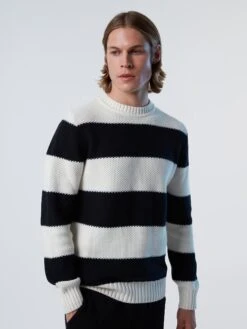 Maxi Striped Sweater 8 Maxi Striped Sweater -North Sails Apparel hi res 699908 C001 msfront2